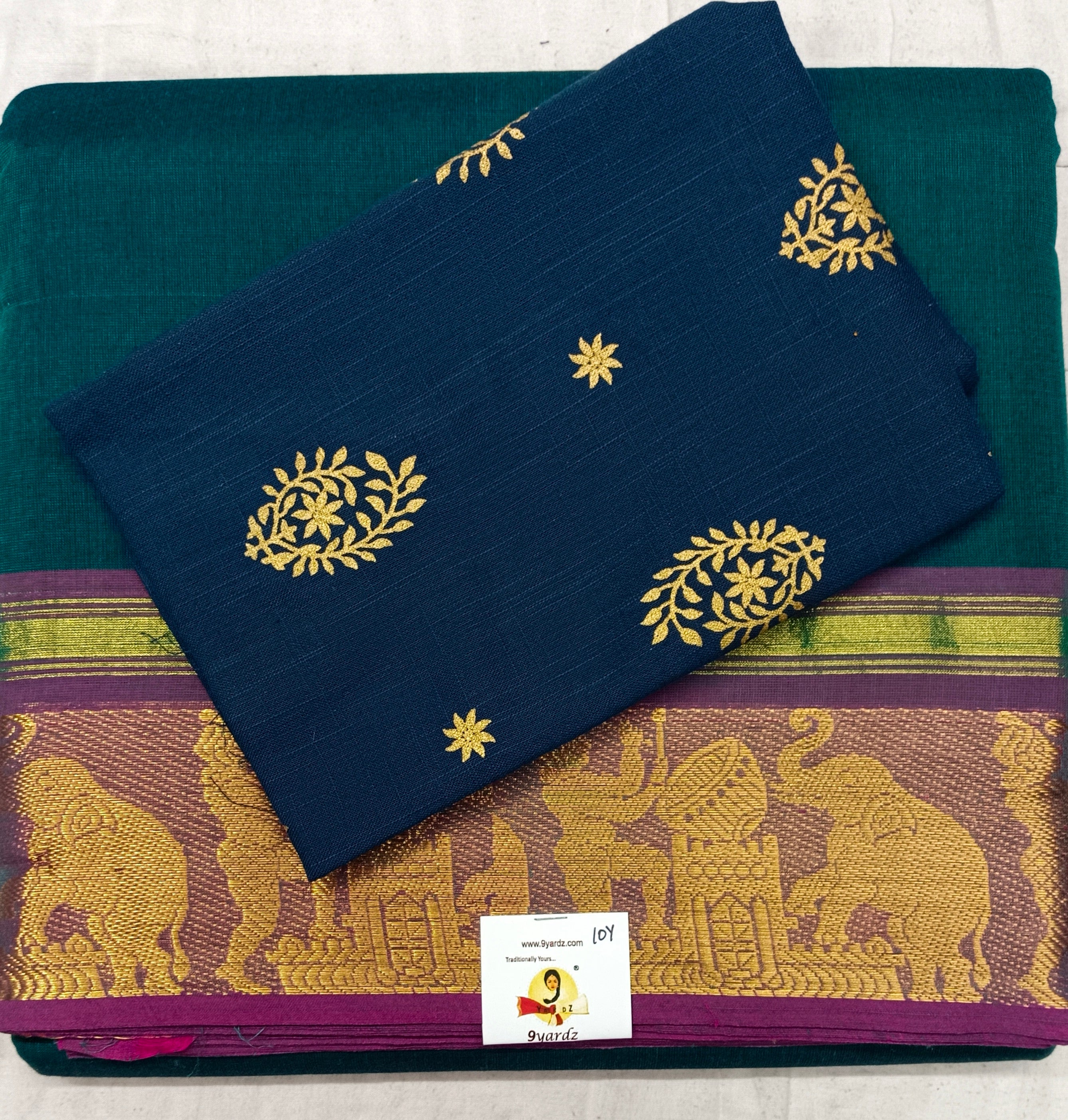 Arupukottai cotton 10 yards madisar