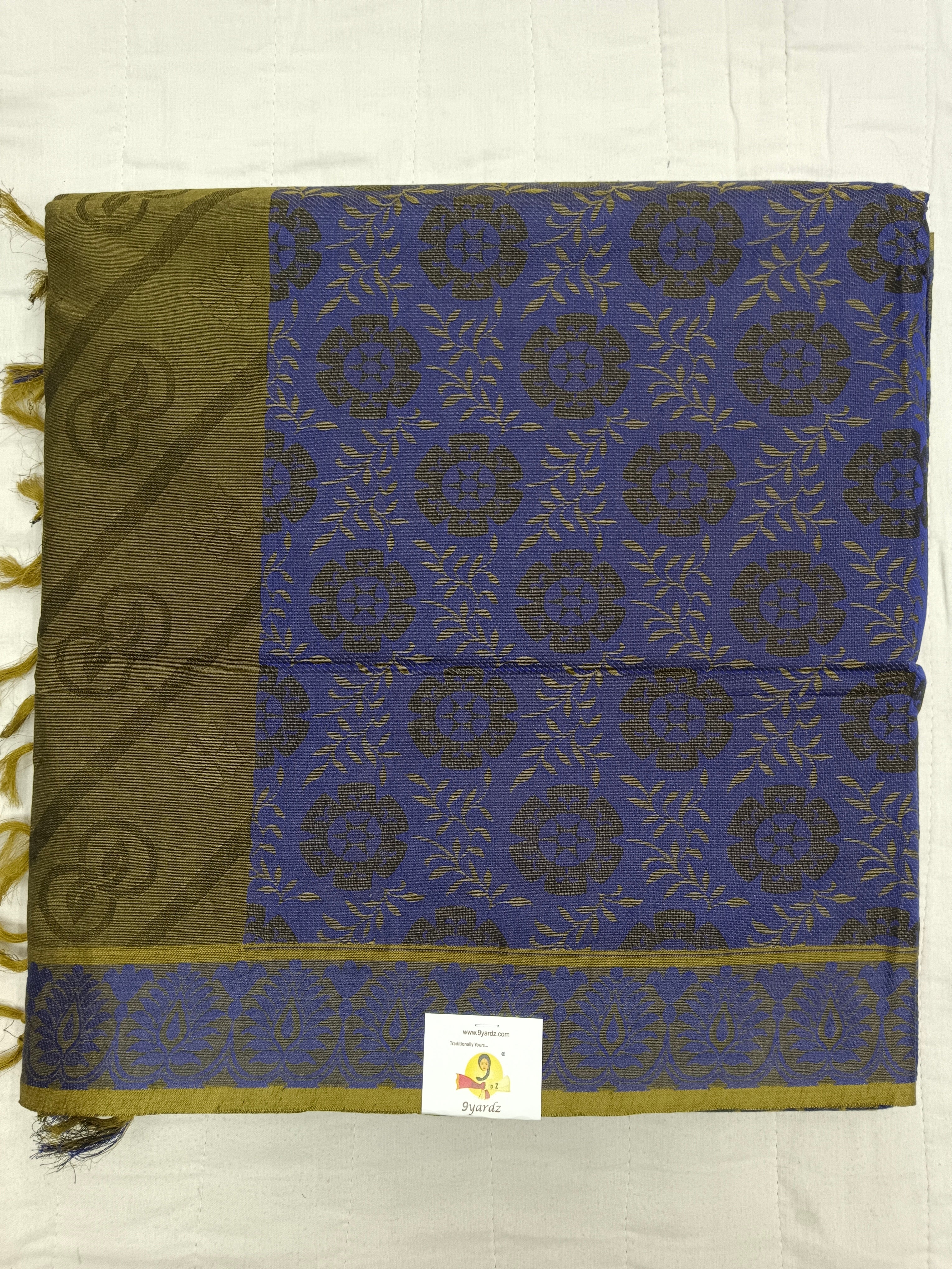Rich Cotton Embossed sarees