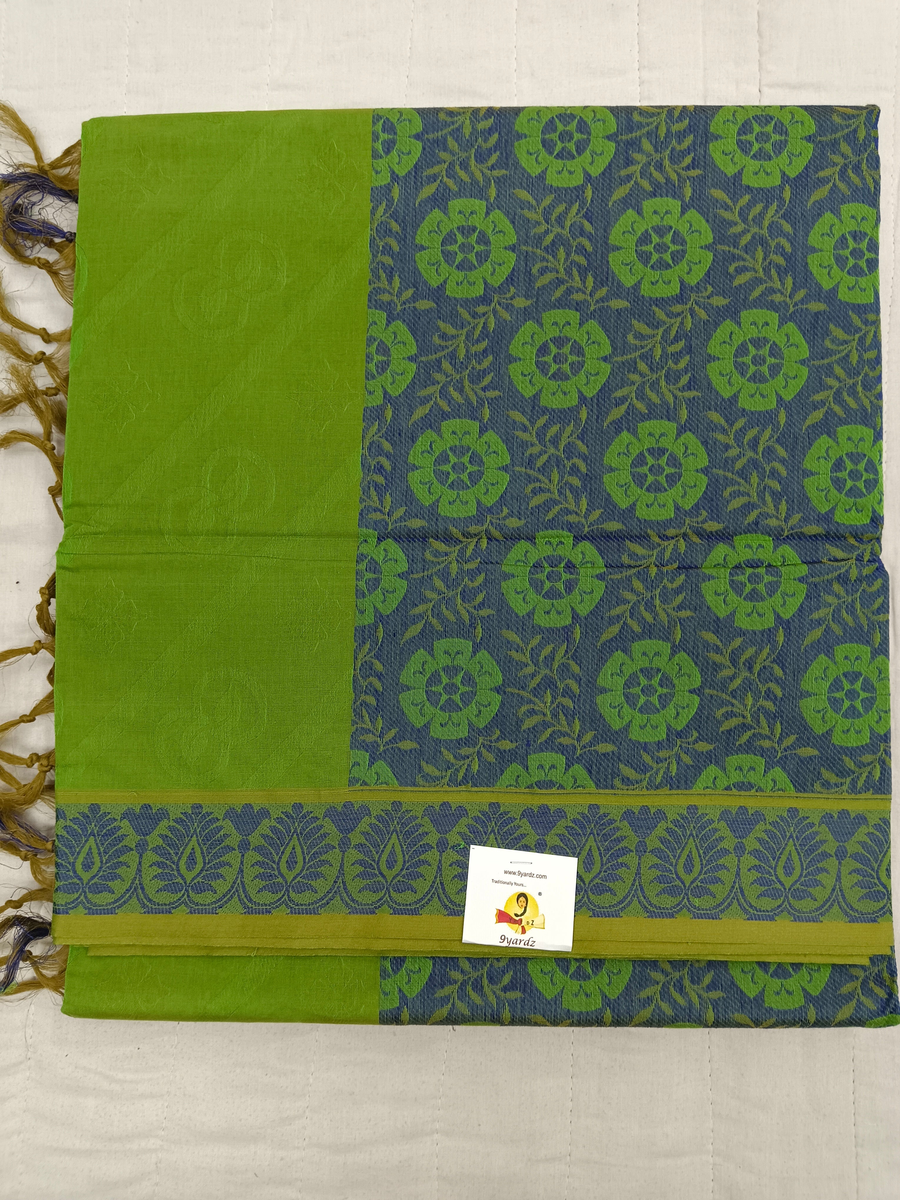 Rich Cotton Embossed sarees