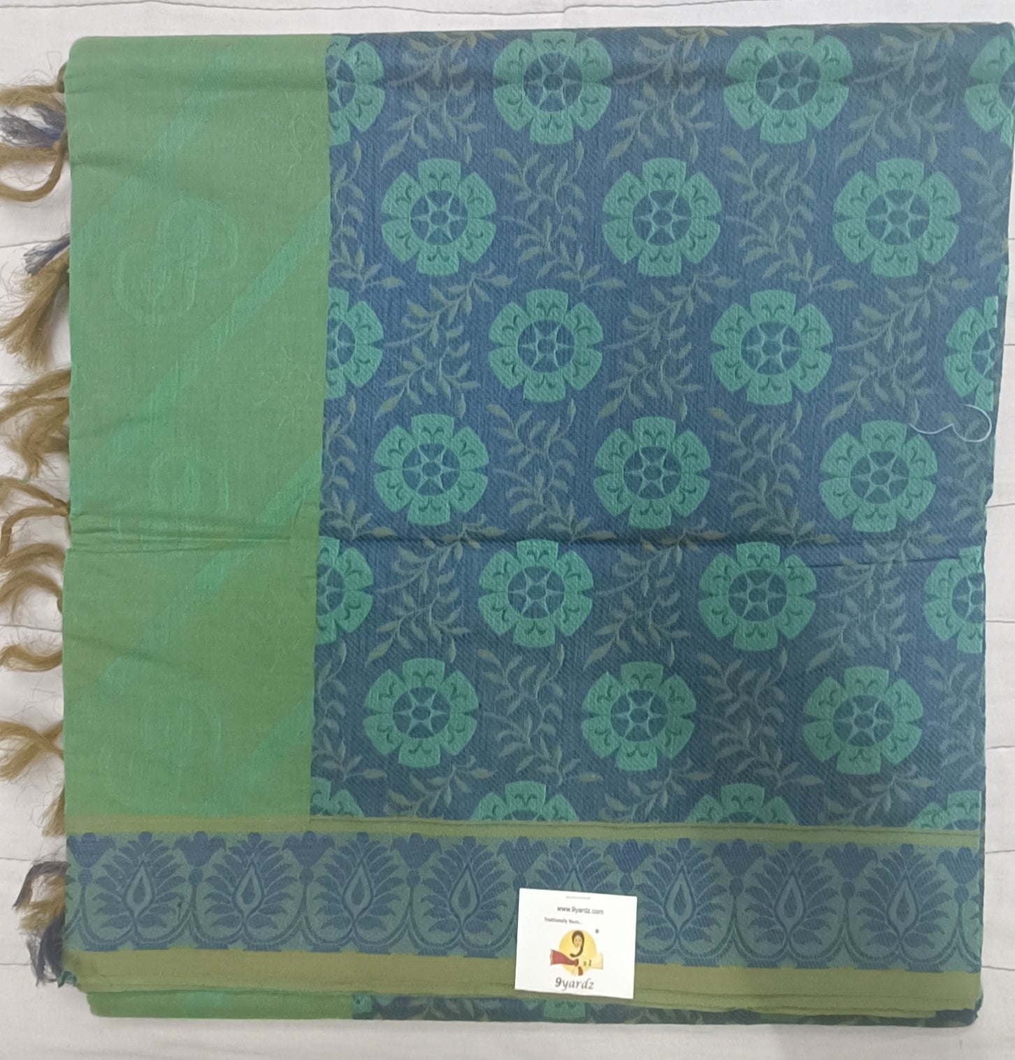 Rich Cotton Embossed sarees
