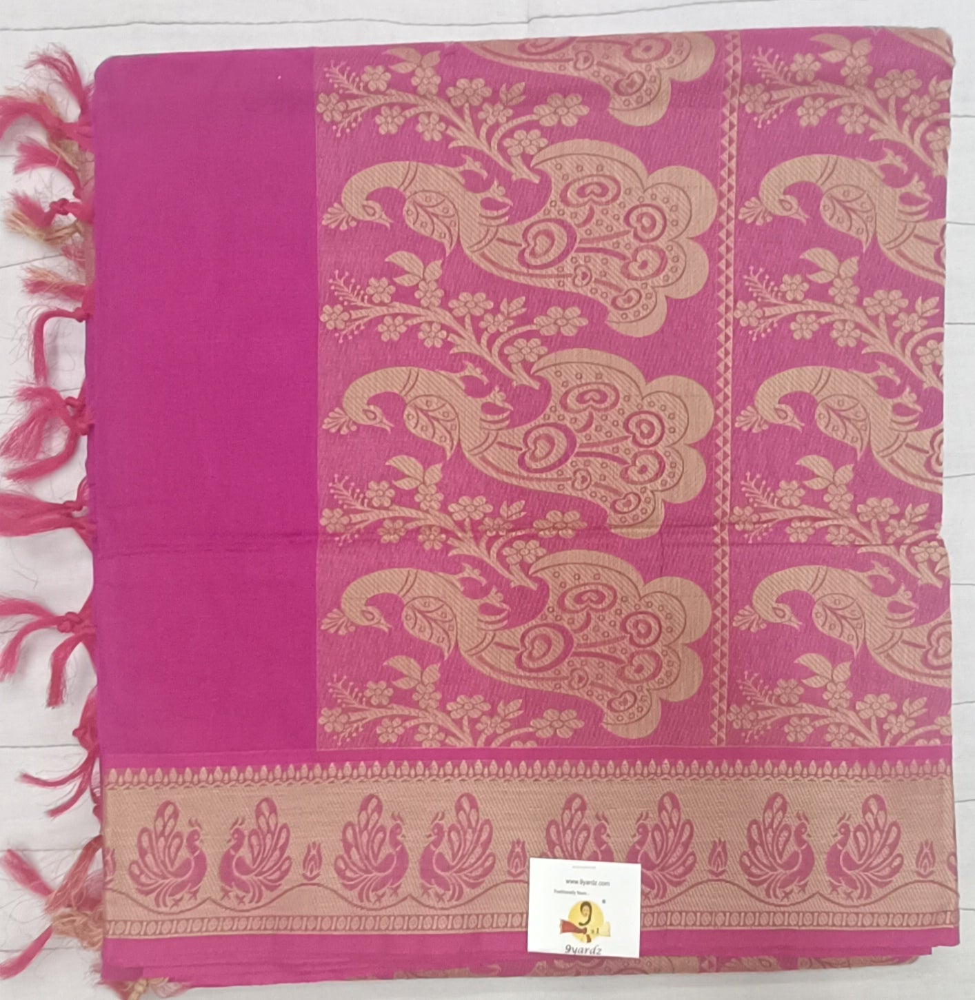 Rich Cotton Embossed sarees