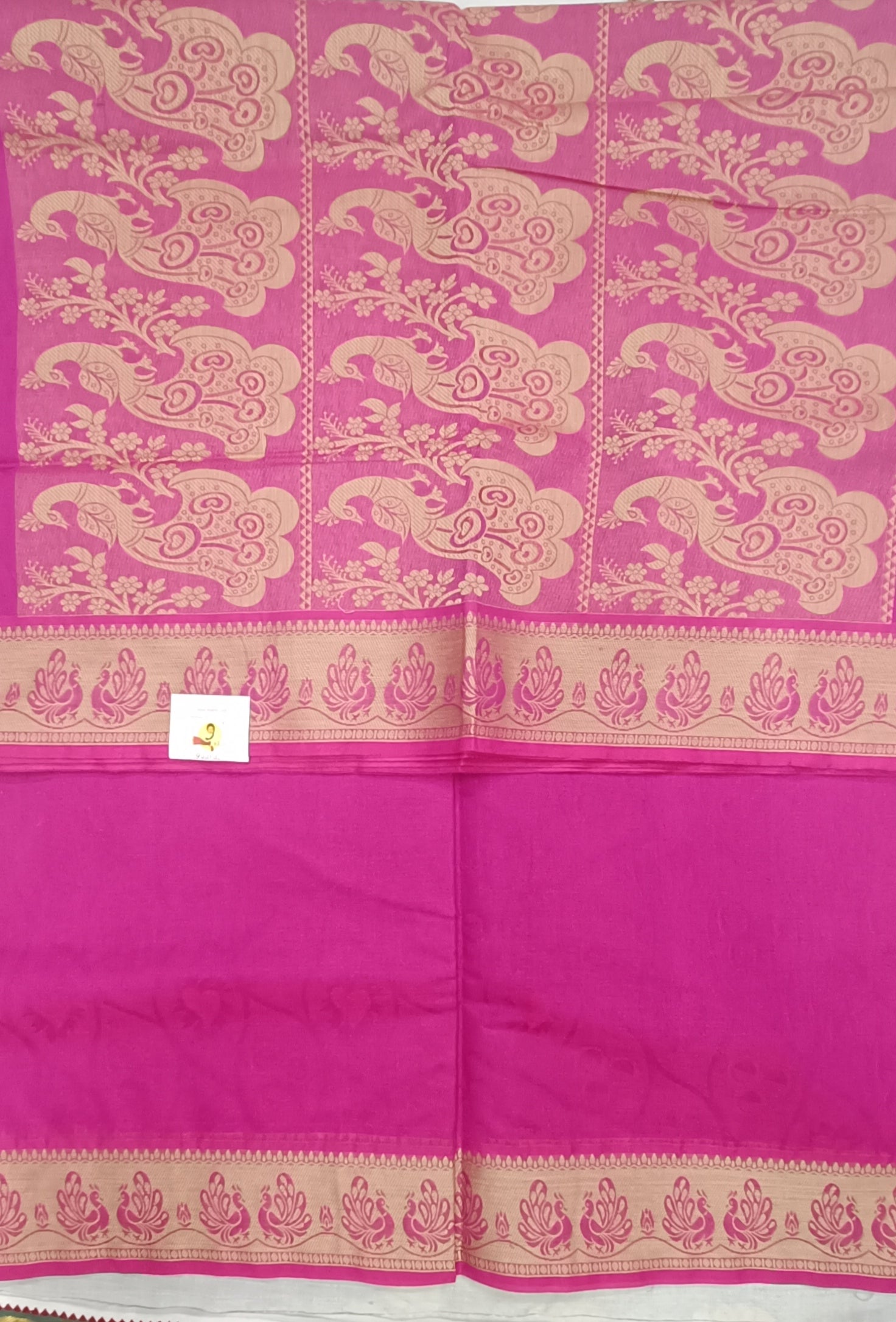 Rich Cotton Embossed sarees