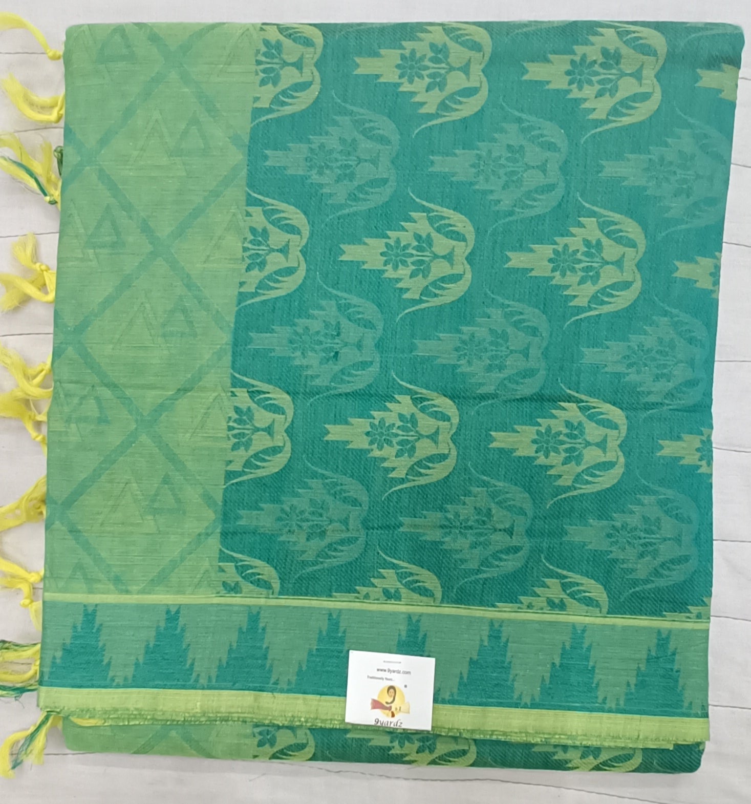 Rich Cotton Embossed sarees