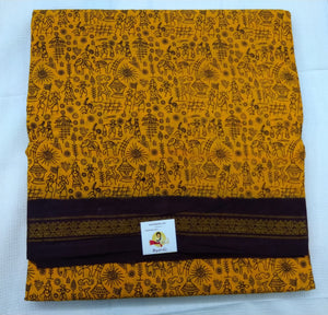 Kanchi Cotton Warali 9.5 yardz