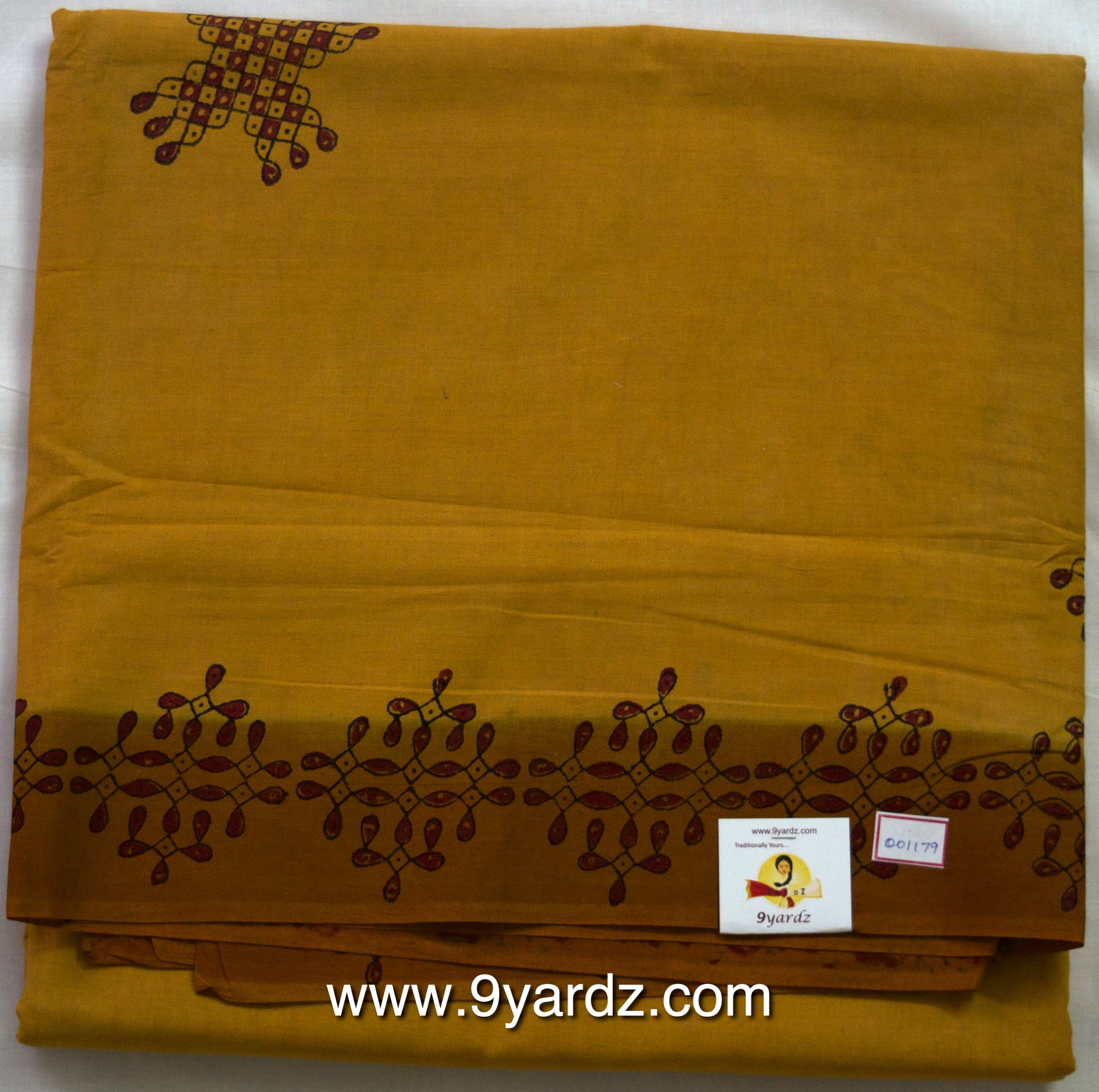 Kolam design - Sungudi 9 yards