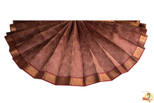 Load image into Gallery viewer, Chirala Handloom Cotton Saree- Biscuit