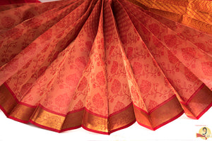 Chirala Handloom Cotton Saree- Pink