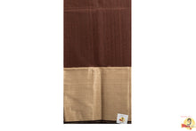 Load image into Gallery viewer, Maheshwari Silk Cotton- Dark Brown