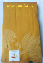 Load image into Gallery viewer, Pure Soft Silk Saree- Mustard