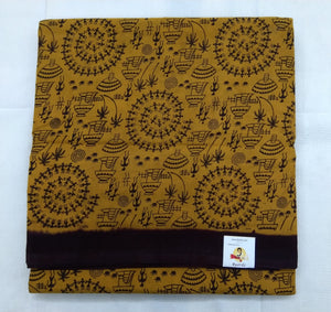 Warli Print 9.5 yards