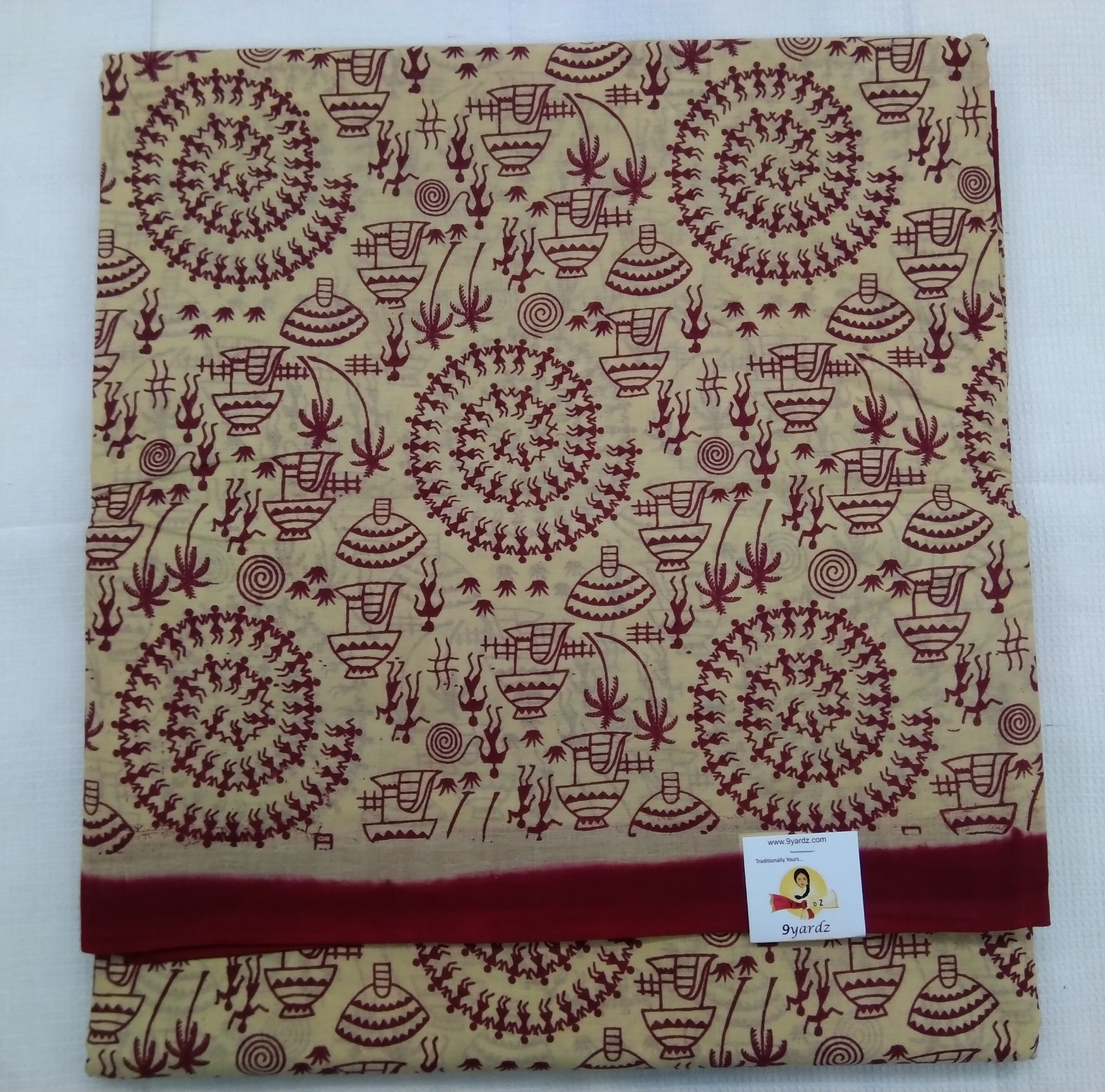 Warli Print 9.5 yards
