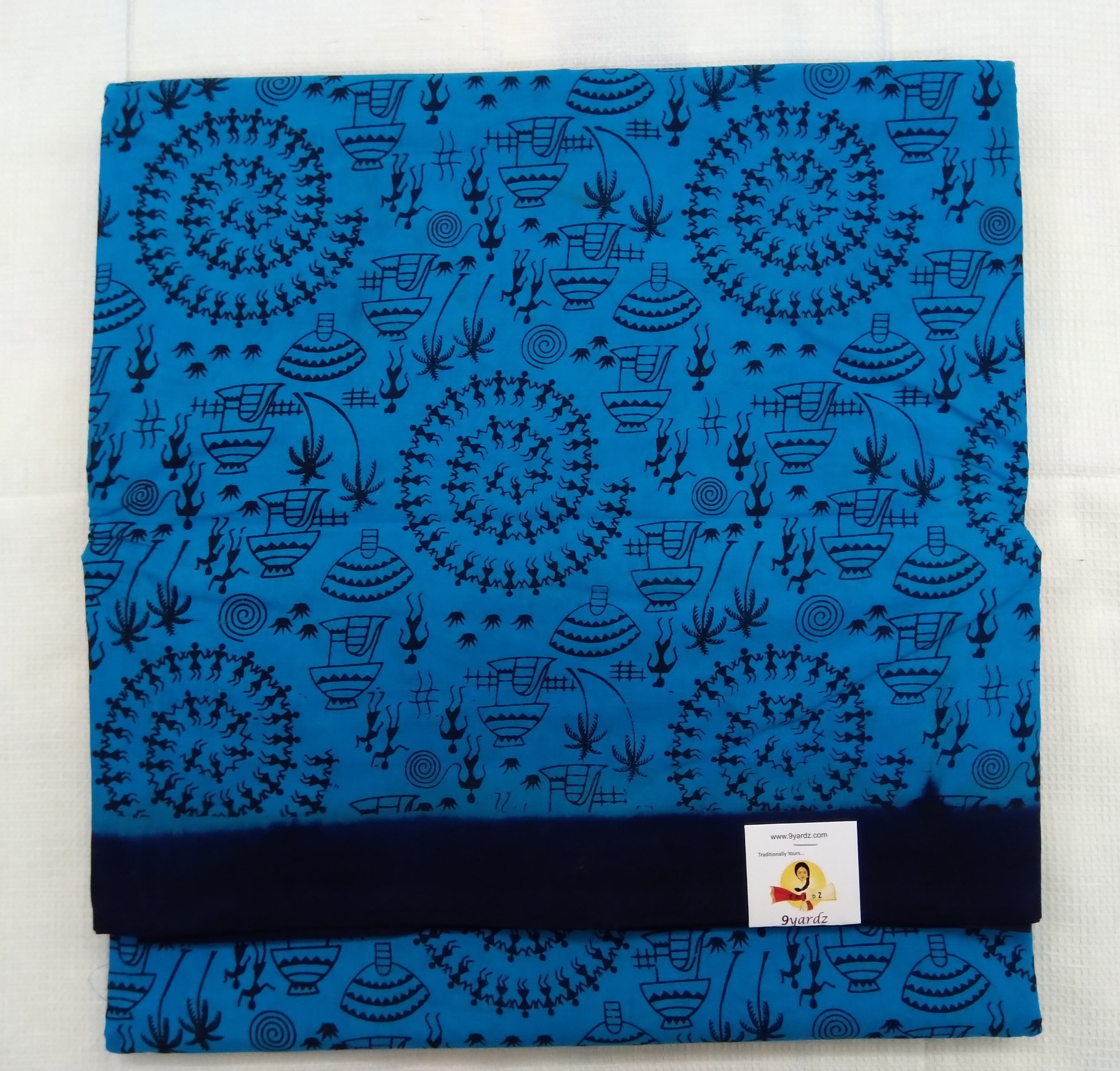 Warli Print 9.5 yards