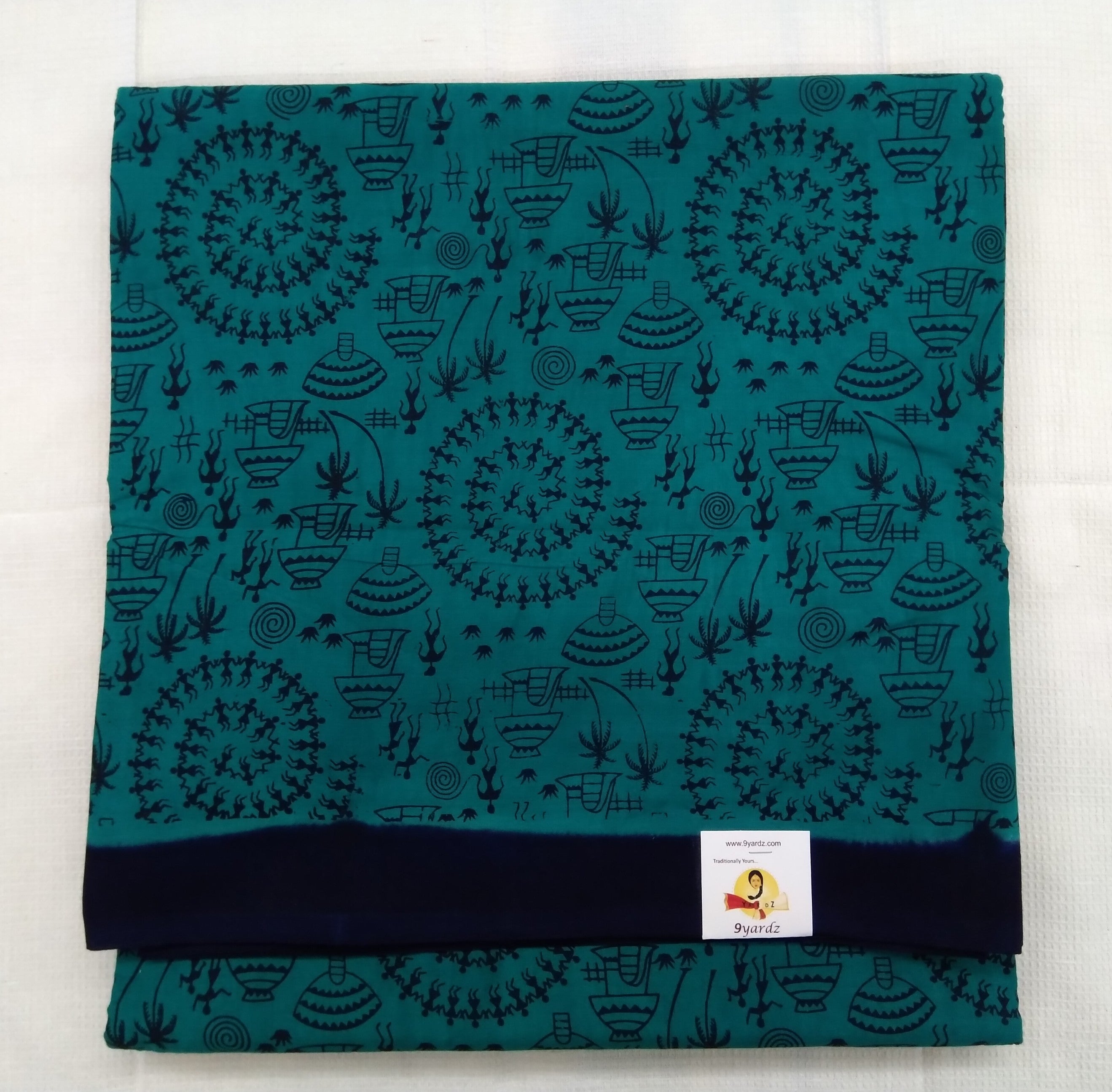 Warli Print 9.5 yards