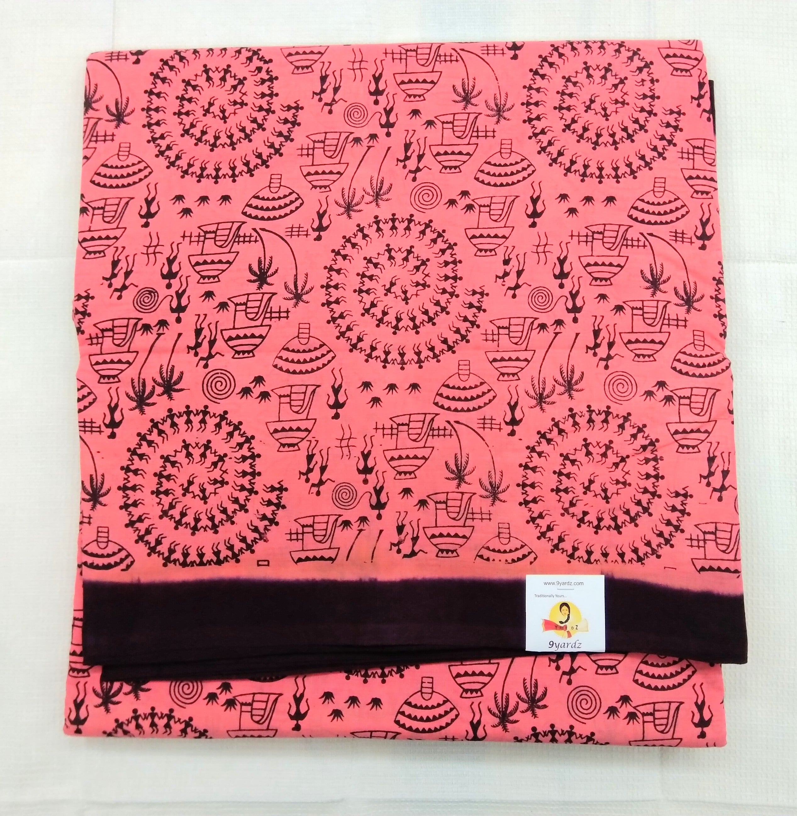 Warli Print 9.5 yards