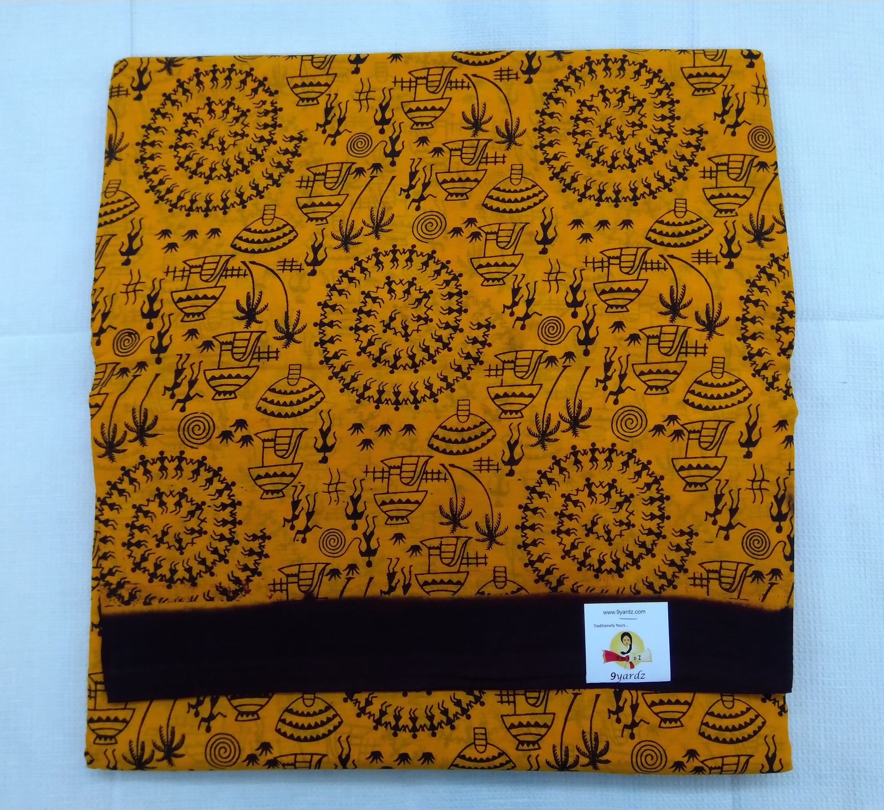 Warli Print 9.5 yards