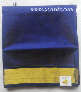Pure Silk cotton - Blue Vairaoosi