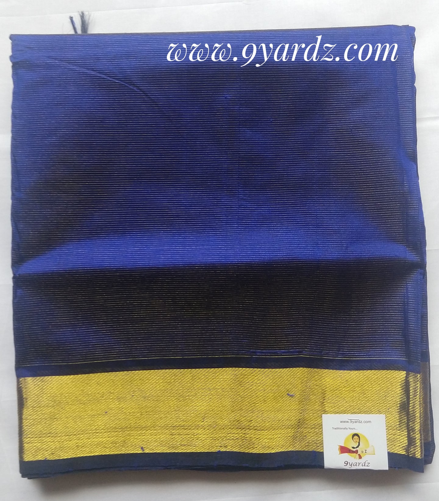 Pure Silk cotton - Blue Vairaoosi
