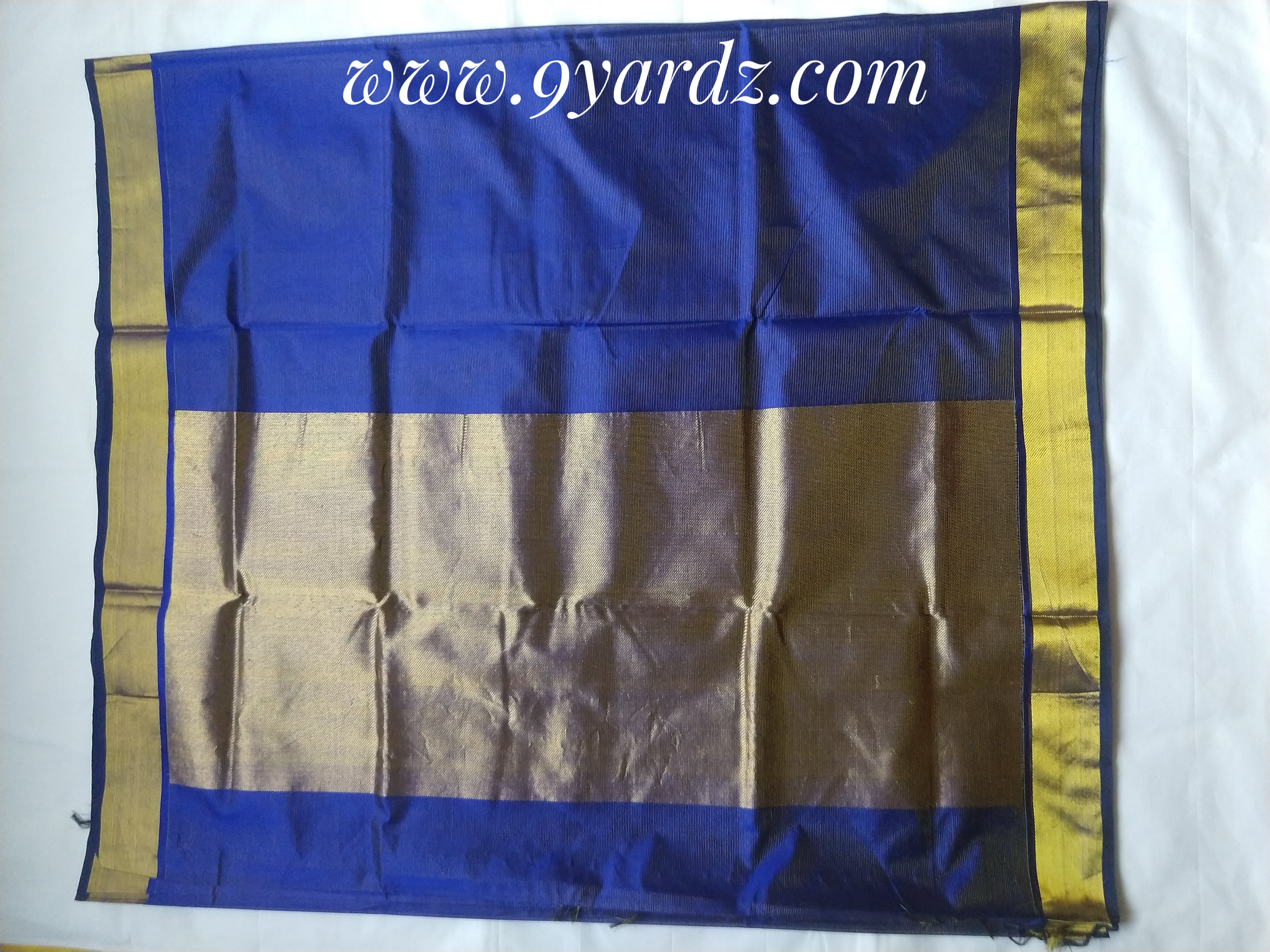 Pure Silk cotton - Blue Vairaoosi