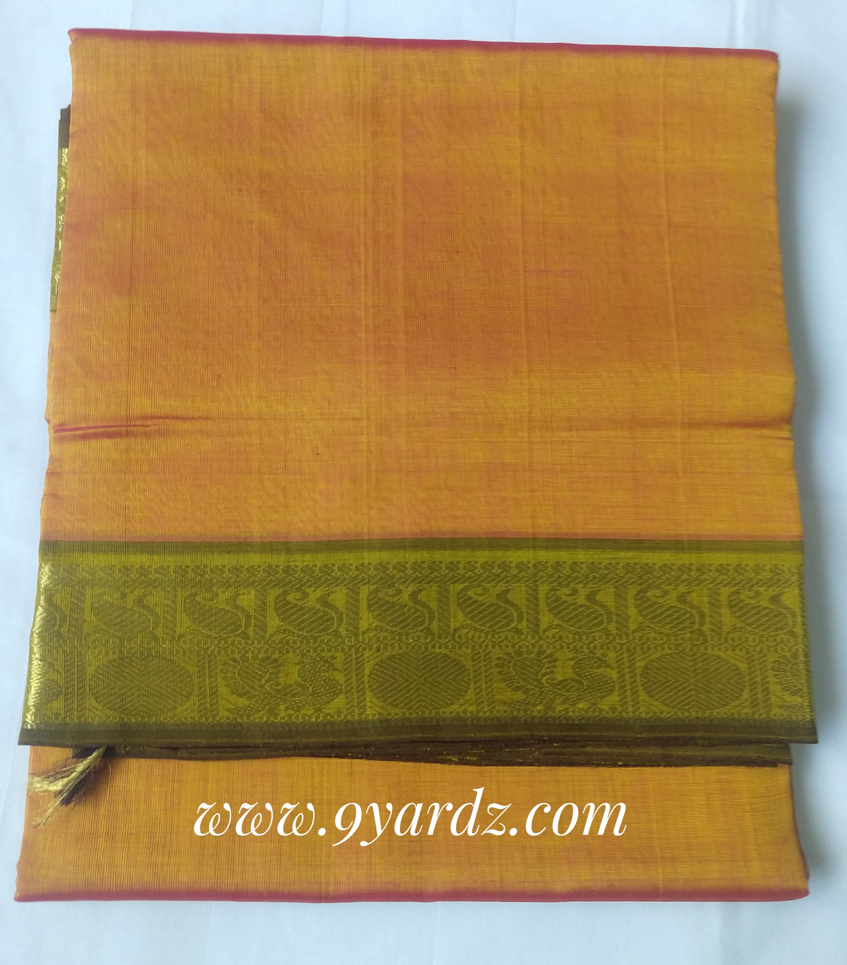 Pure Silk cotton - honey yellow by brown
