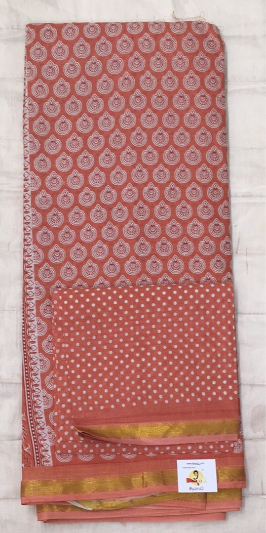 Chanderi cotton 6 yards