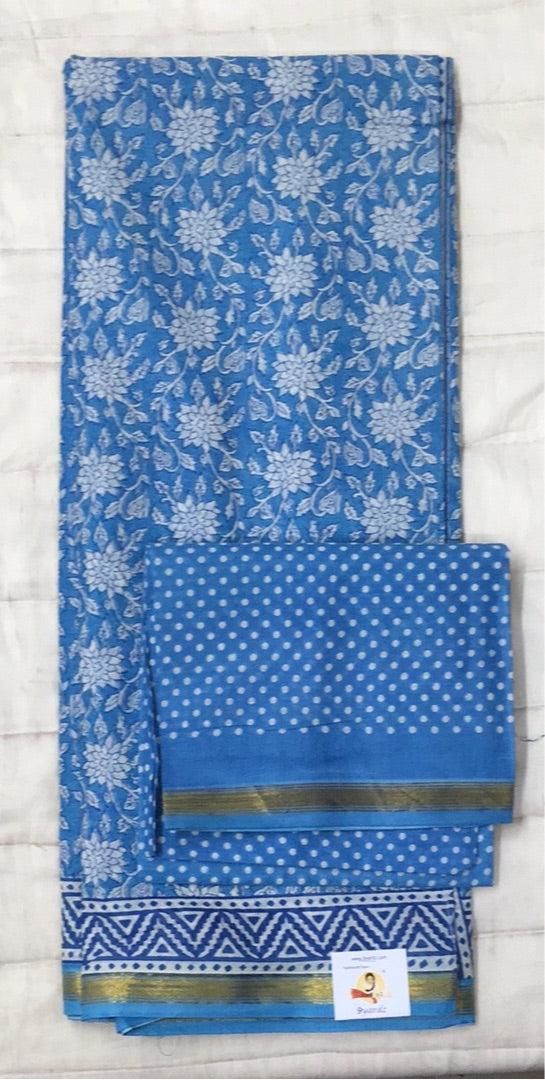 Chanderi cotton 6 yards