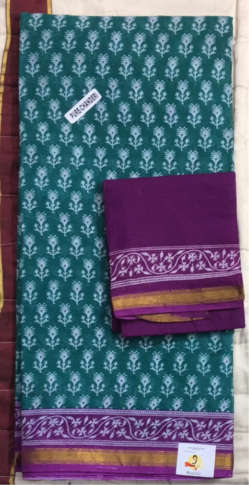 Chanderi cotton 6 yards