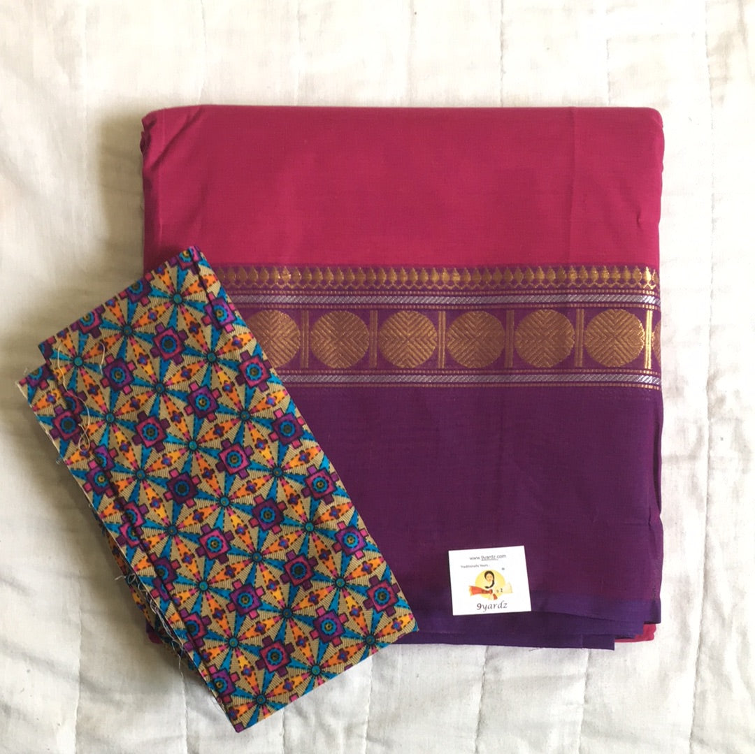 Arupukottai cotton 10 yards madisar