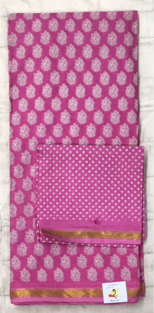 Chanderi cotton 6 yards