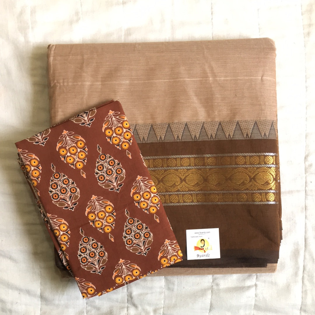 Arupukottai cotton 10 yards madisar