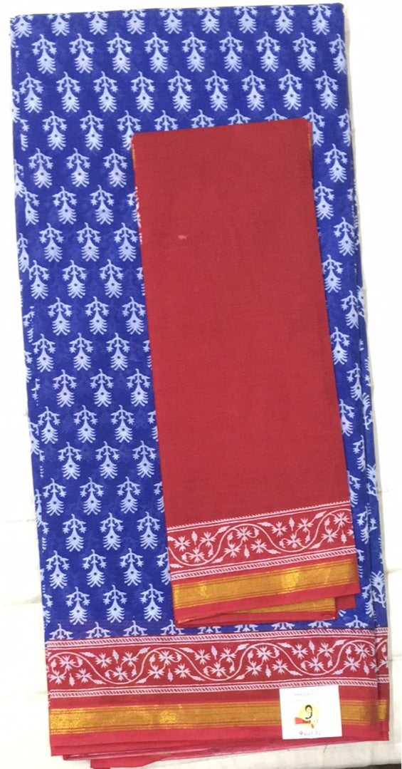 Chanderi cotton 6 yards