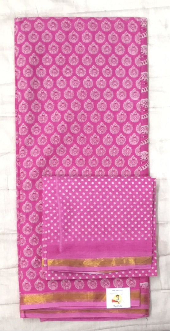 Chanderi cotton 6 yards