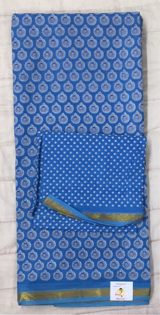 Chanderi cotton 6 yards