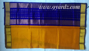 Pure silk cotton - Mustard yellow by purple